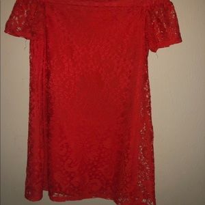 Off the shoulder dress